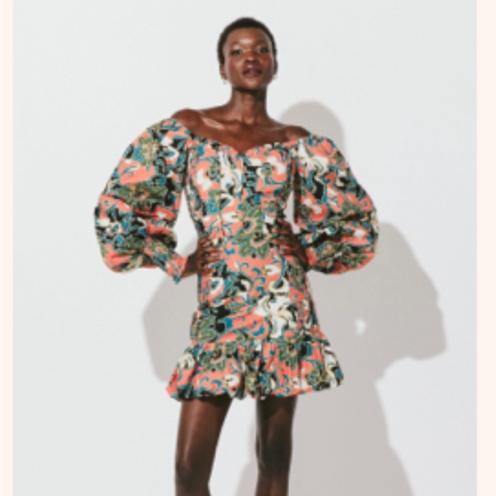 Cleobella Adaline Mini Corset Dress | Gypsy Bloom xs NWT